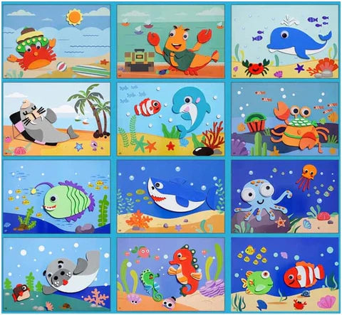 Fun 3D Jigsaw Puzzle with Stickers