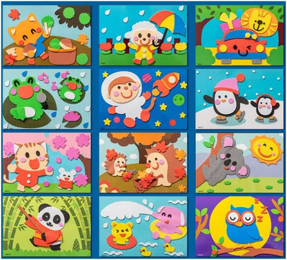 Fun 3D Jigsaw Puzzle with Stickers