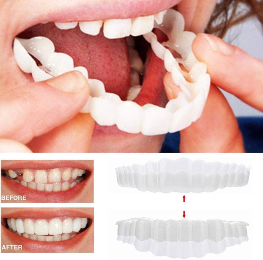 Easy Fit Clip On Teeth Veneers Set Upper Lower