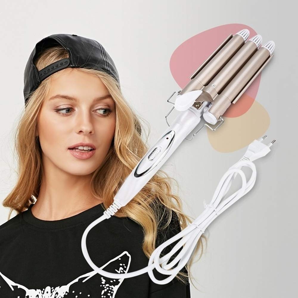 Professional 3 Barrel Curling Iron Hair Waver