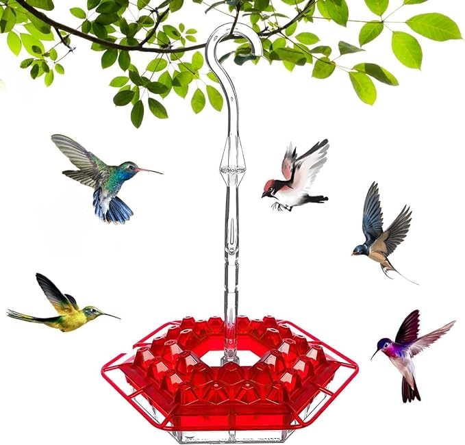 Easy Clean Hummingbird Feeder with 30 Feeders
