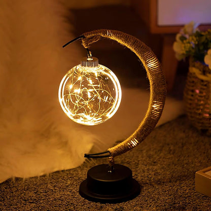 Soft Globe Desk Lamp Warm Home Lighting
