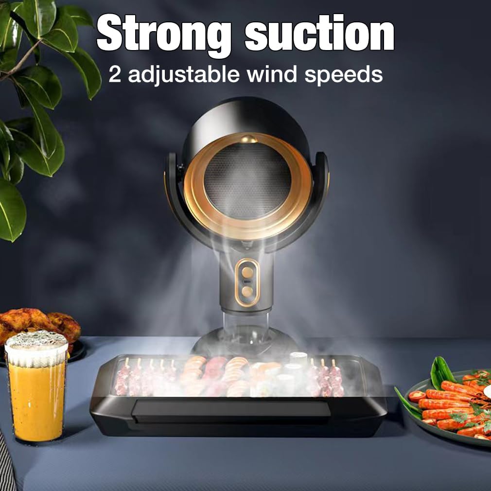 Compact Kitchen Range Hood with 2-Speed Exhaust Fan