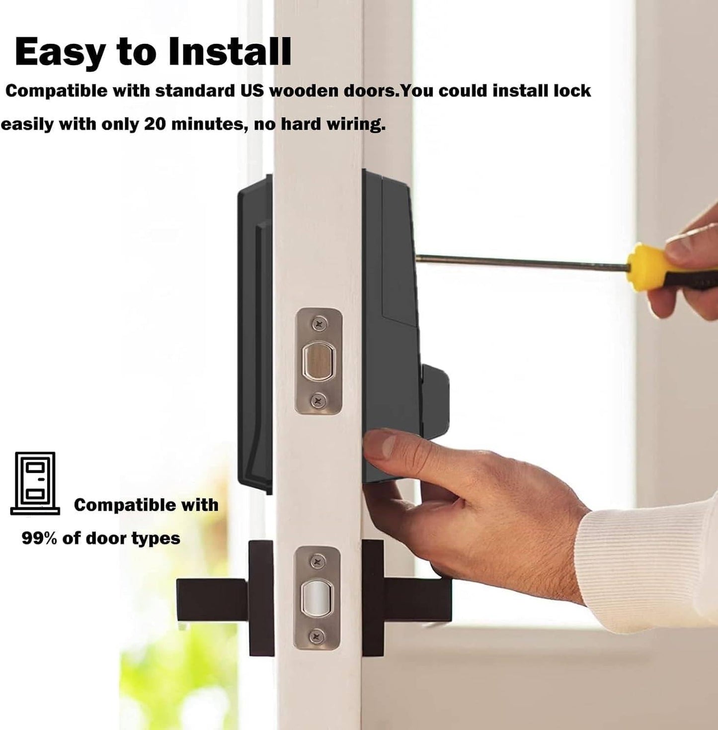 Electronic Touchscreen Home Door Lock