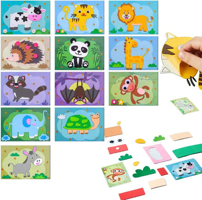 Fun 3D Jigsaw Puzzle with Stickers - Halri