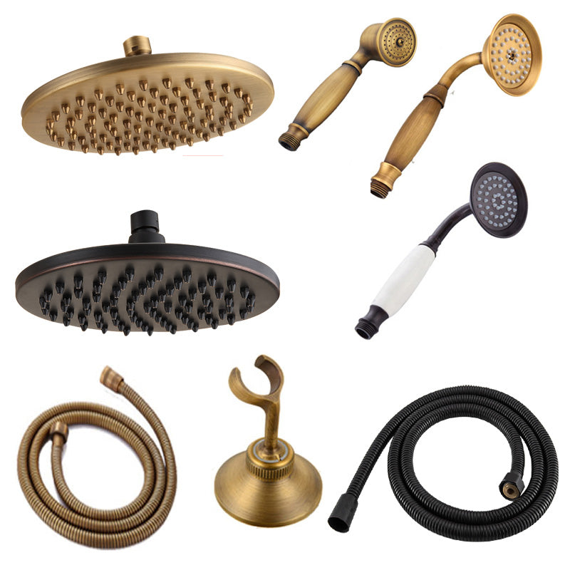 Classic Gold Showerhead with Handle