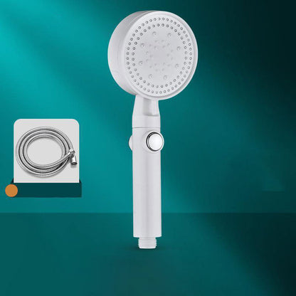 Modern Plastic Shower Head Set Wall Mount