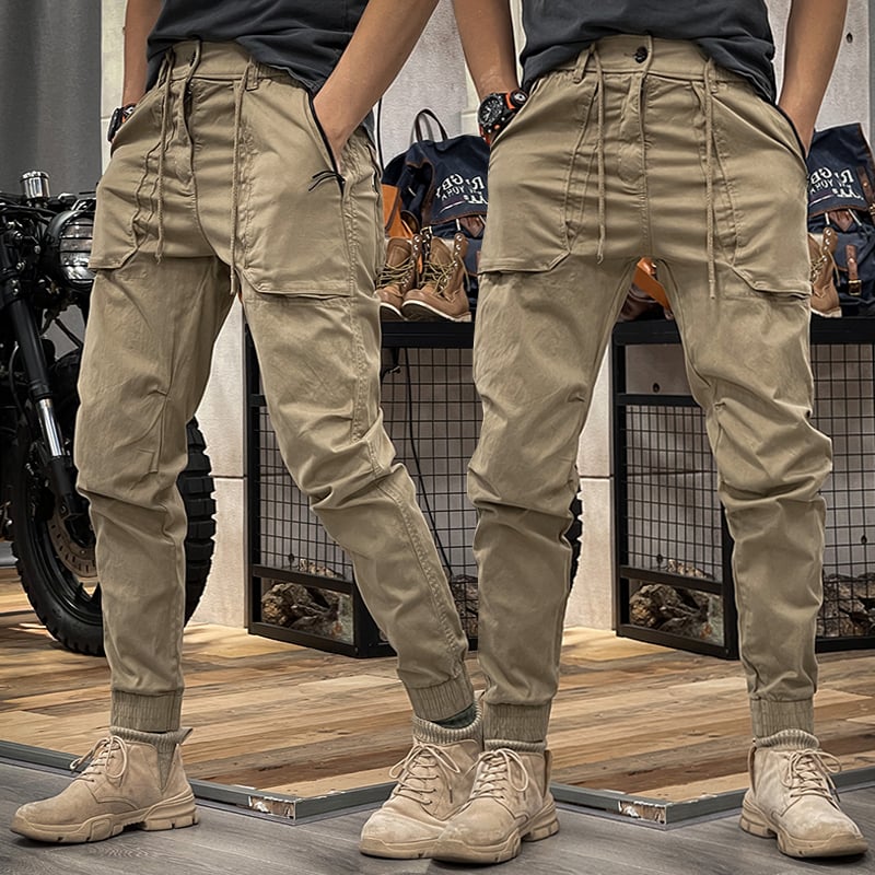 Men's Comfortable Work Cargo Pants with Storage Pockets