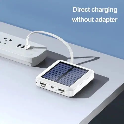 Compact Solar Charged Power Bank