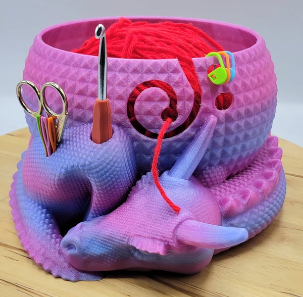 Big Mythical Dragon Nesting Yarn Bowl