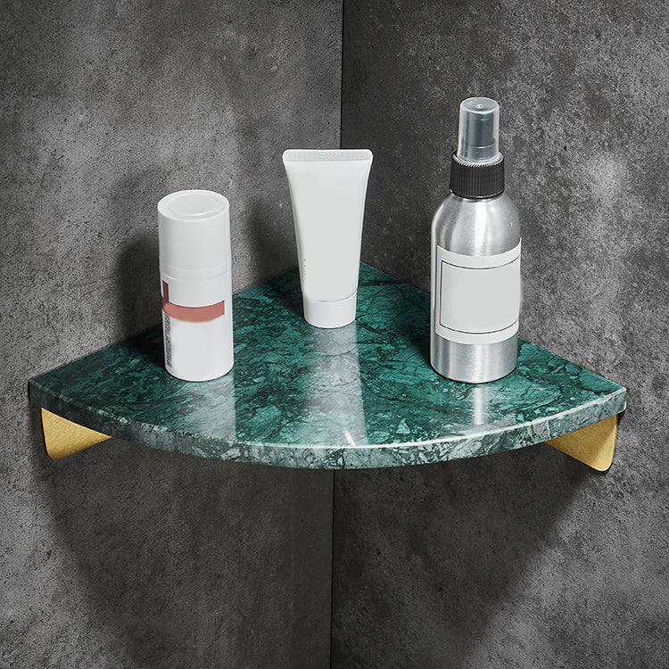 Luxury Marble Bathroom Accessory Set Modern Metal Shelf