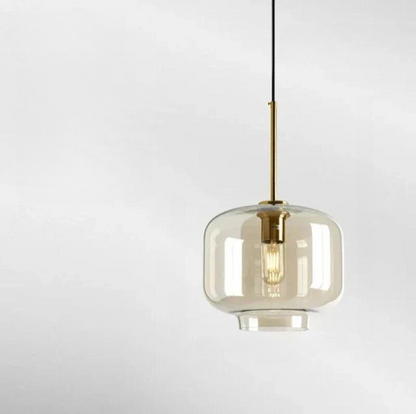Simple Scandinavian Glass Drop Lamp