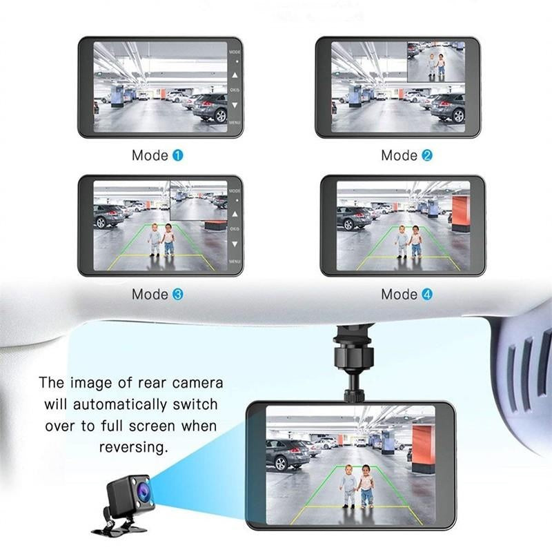 Full HD Dual Car Camera 1080P Front Rear DVR