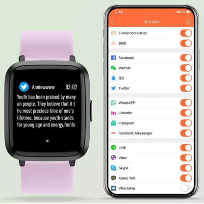 Accurate BP Smart Fitness Tracker Watch