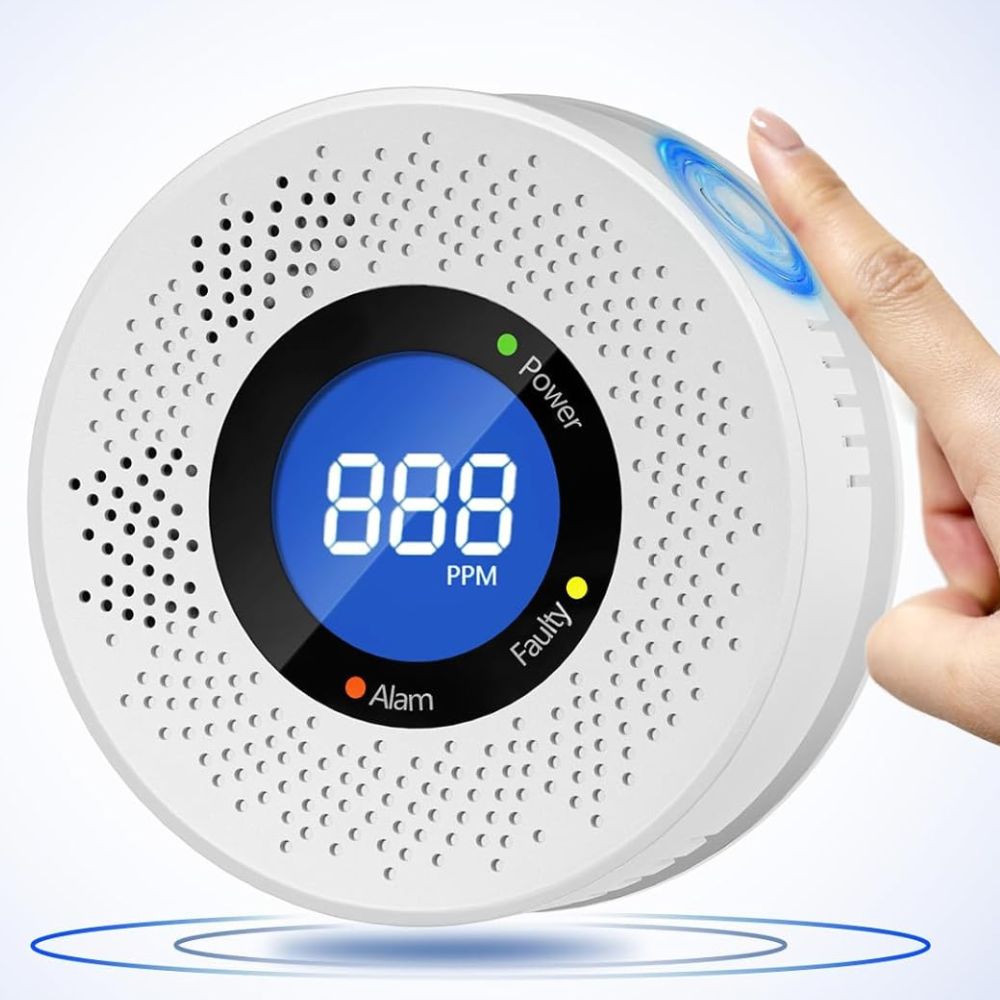 Digital CO Detector Smoke Alarm Sensor - Halri