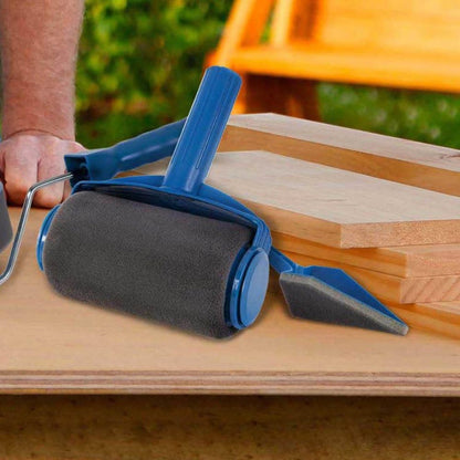 Multi Tool Paint Roller Brush Kit with Extension Handle
