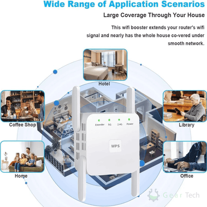 Fast WiFi Signal Booster for Whole Home Coverage