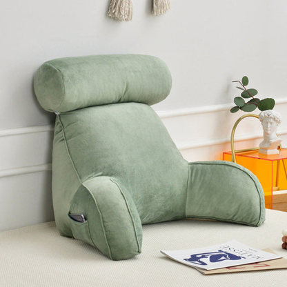 Comfortable Support Pillow with Arms and Adjustable Headrest