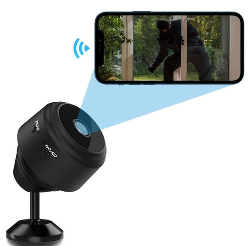 Compact Wireless Security Camera with Rechargeable Battery