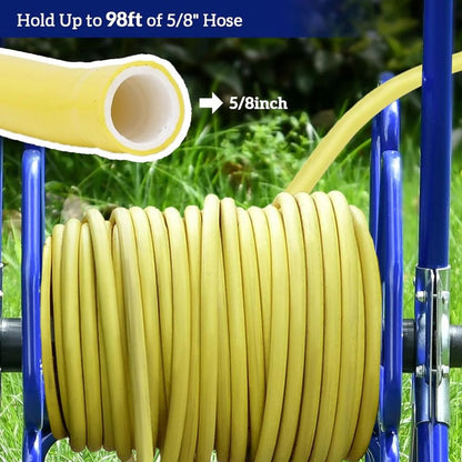 Easy Roll Up Water Hose Storage Cart