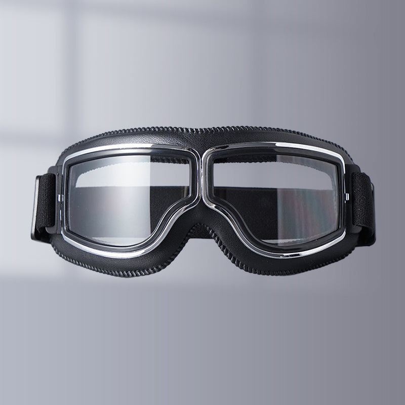 Classic Biker Goggles – Vintage Aviator Sunglasses - Halri