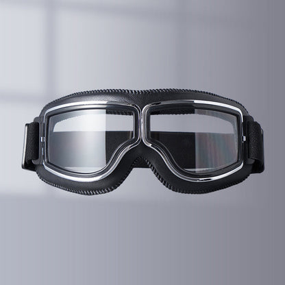 Classic Biker Goggles – Vintage Aviator Sunglasses - Halri
