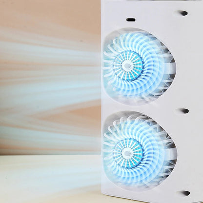 Compact Personal Space Cooler Fan with Mist Feature