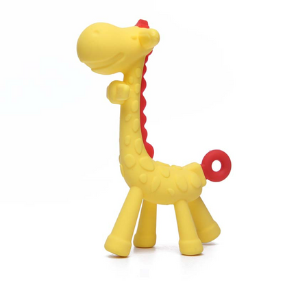Soft Silicone Baby Teether Giraffe Toy