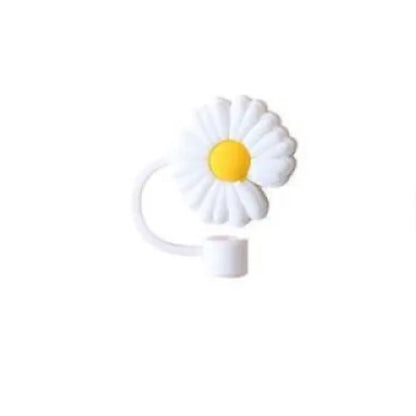 Colorful Silicone Straw Lid & Accessories