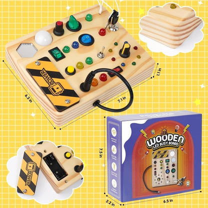 Interactive LED Learning Activity Board Toy