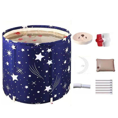 Space Saving Folding Heated Adult Bath Tub