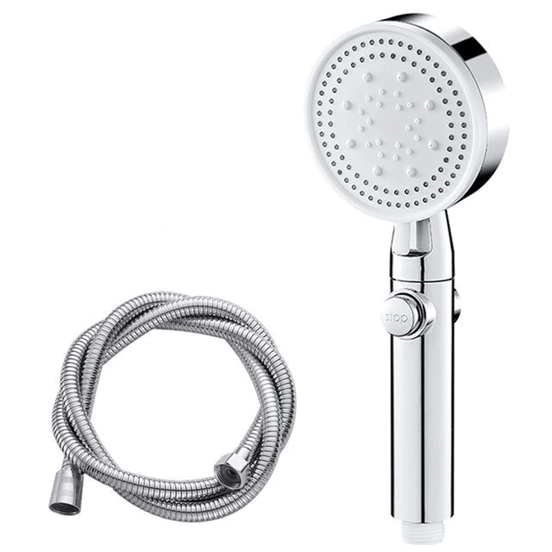 Halri Adjustable 5 Mode Shower Head with Control Button