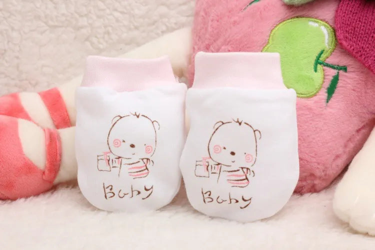Halri | Gentle Baby Cotton Mitts - Comfortable Baby Scratch Protection