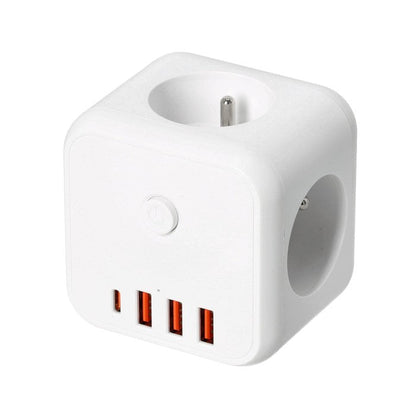 Compact Surge Protector Power Strip with USB Ports - Halri