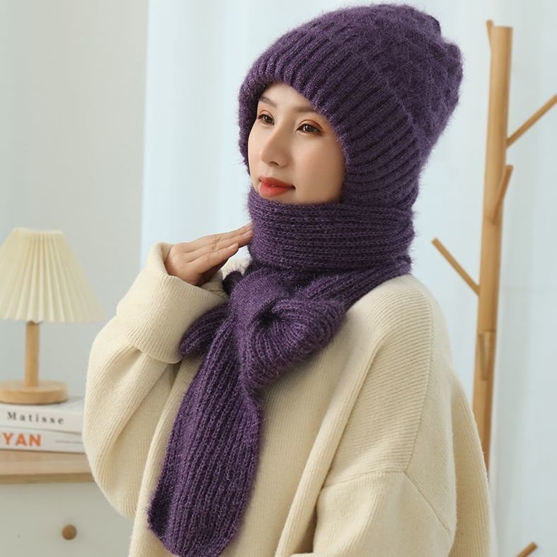 Warm Beanie for Women - Cold Weather Headgear