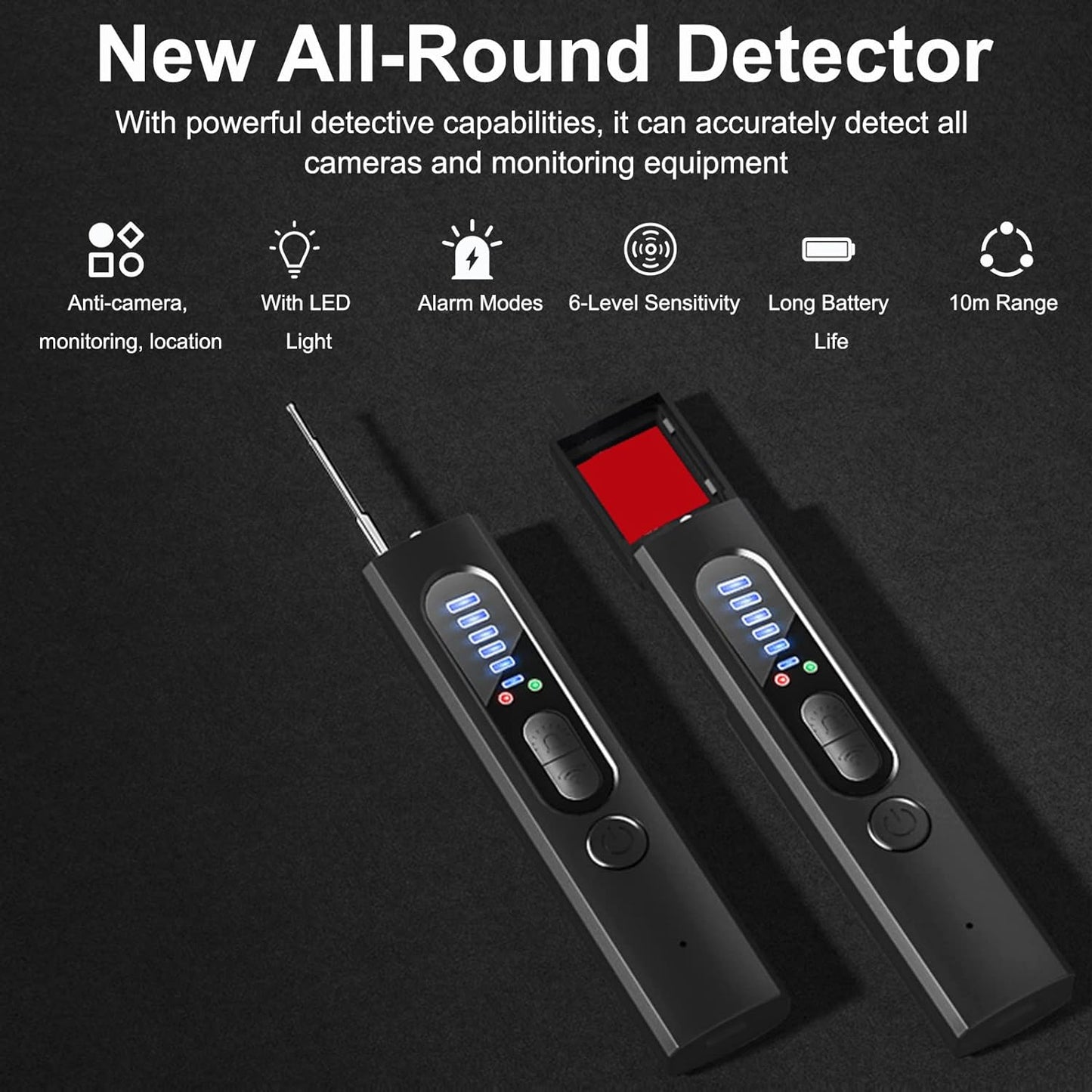 Advanced Spy Camera Finder with RF Detector