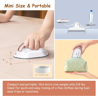 Compact Mini Travel Steam Iron
