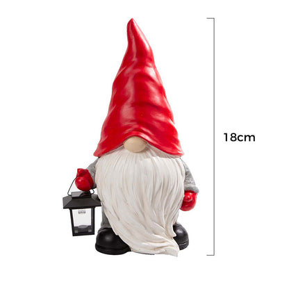 Winter Snowman Solar Powered Lantern