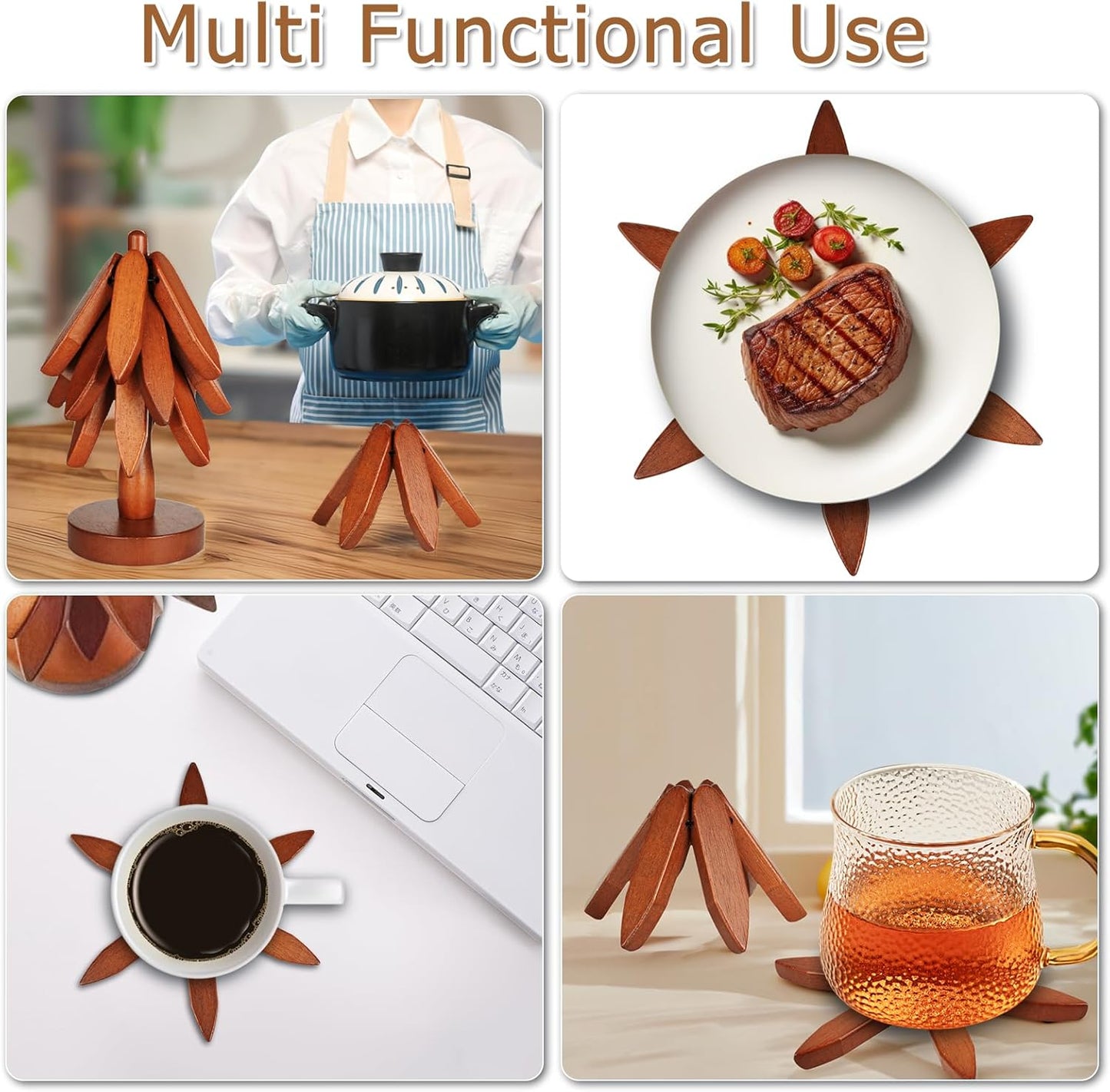 Protective Wood Trivets For Tables