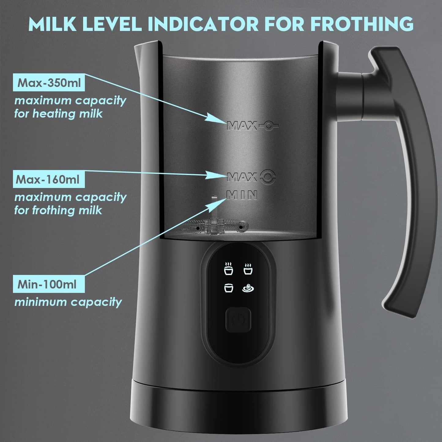 Fast Automatic Milk Frother Coffee Steamer