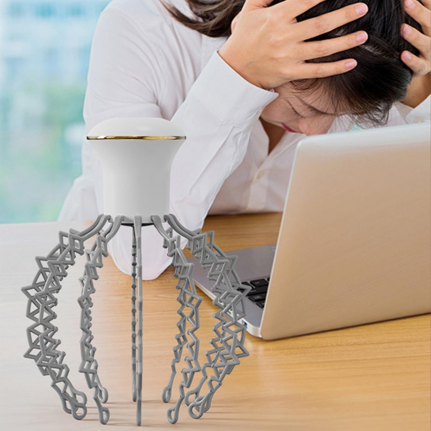 Rechargeable Head Massager with 3 Speed Settings - Halri