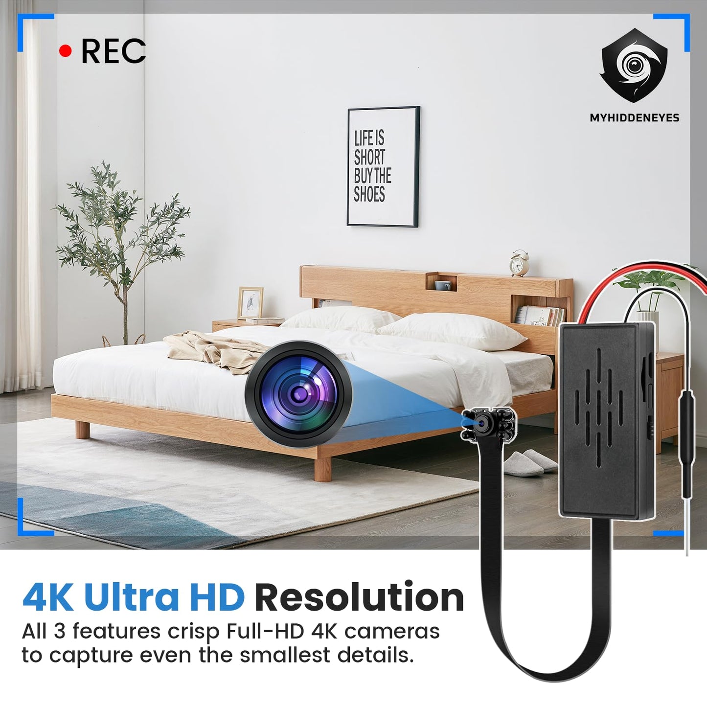 HD Wireless Hidden Camera | Motion Alert, Night View & Live Streaming