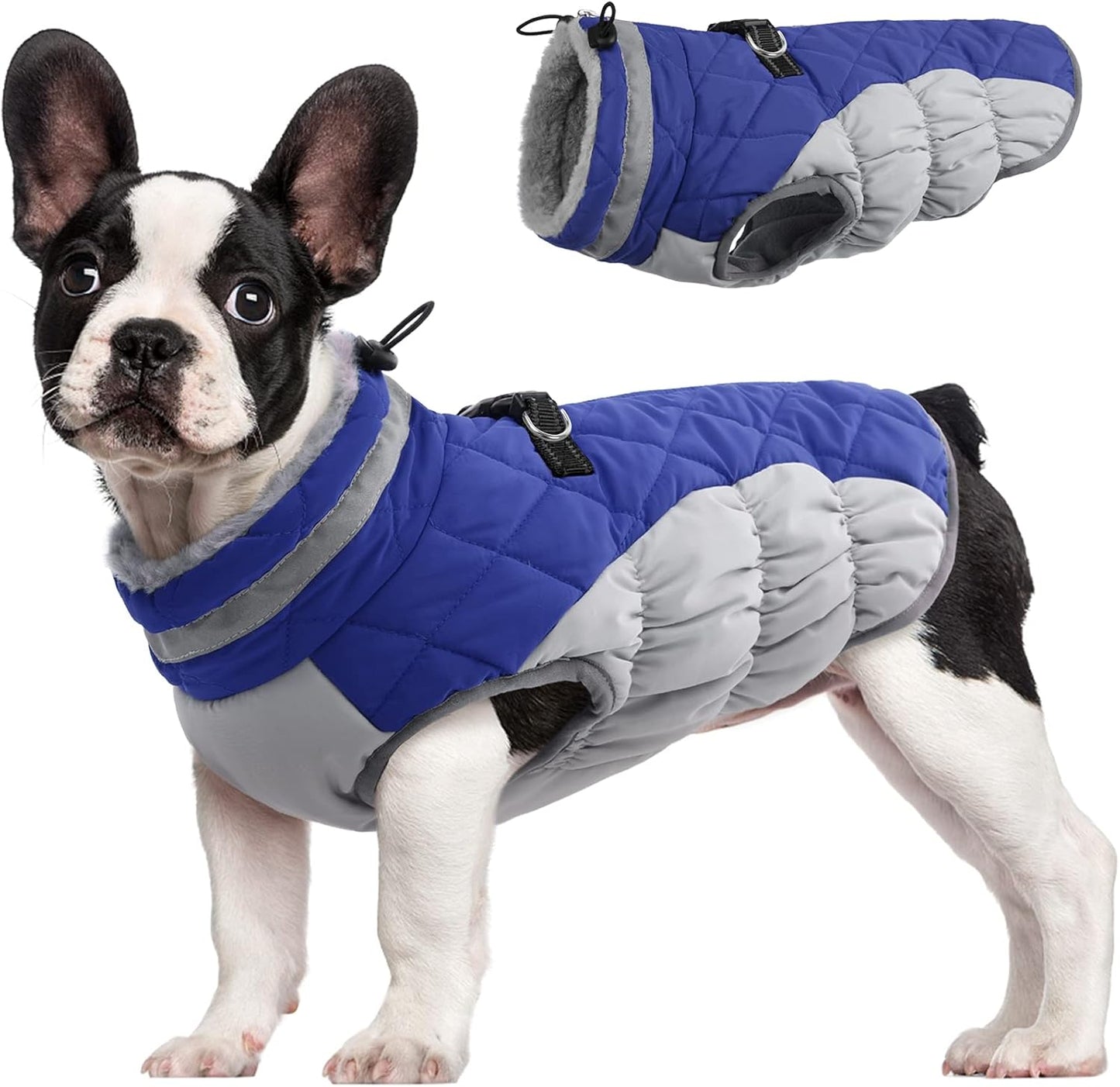 Warm Waterproof Dog Coat with Reflective Strip