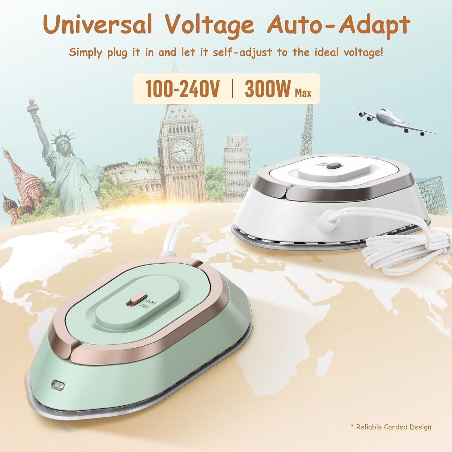 Compact Mini Travel Steam Iron