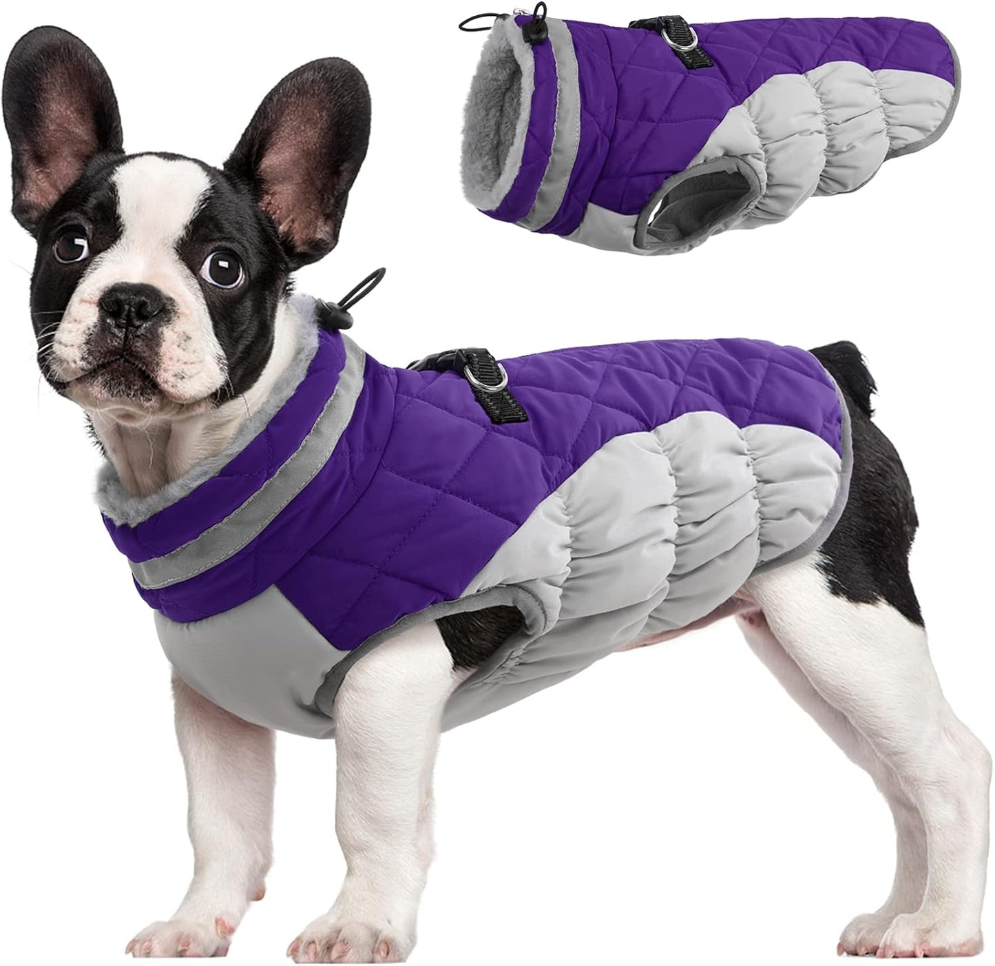 Warm Waterproof Dog Coat with Reflective Strip