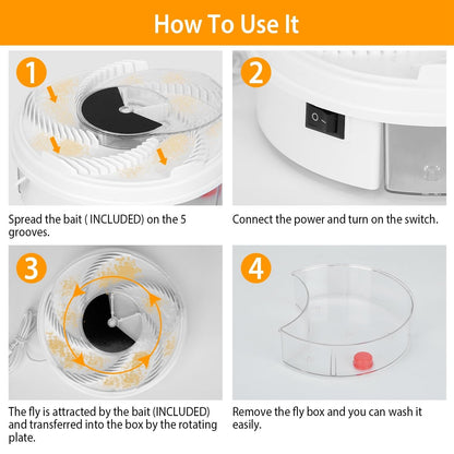 Quiet Effective Electronic Fly Catcher