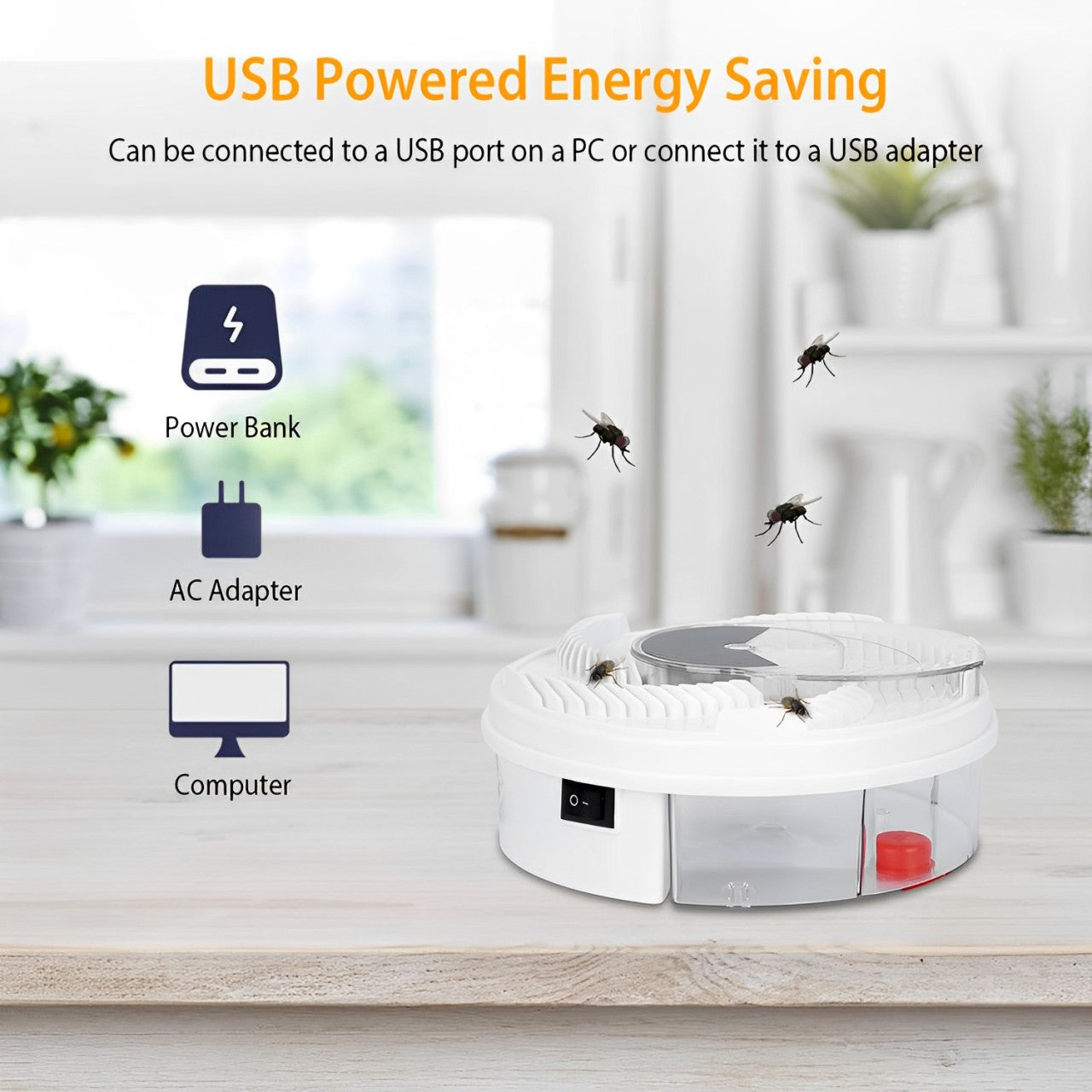 Quiet Effective Electronic Fly Catcher