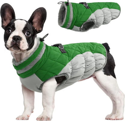 Warm Waterproof Dog Coat with Reflective Strip