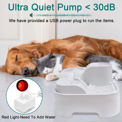 Automatic Water Fountain for Cats and Dogs