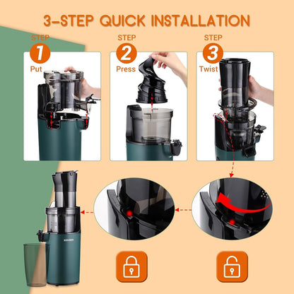 Powerful Slow Masticating Juice Extractor